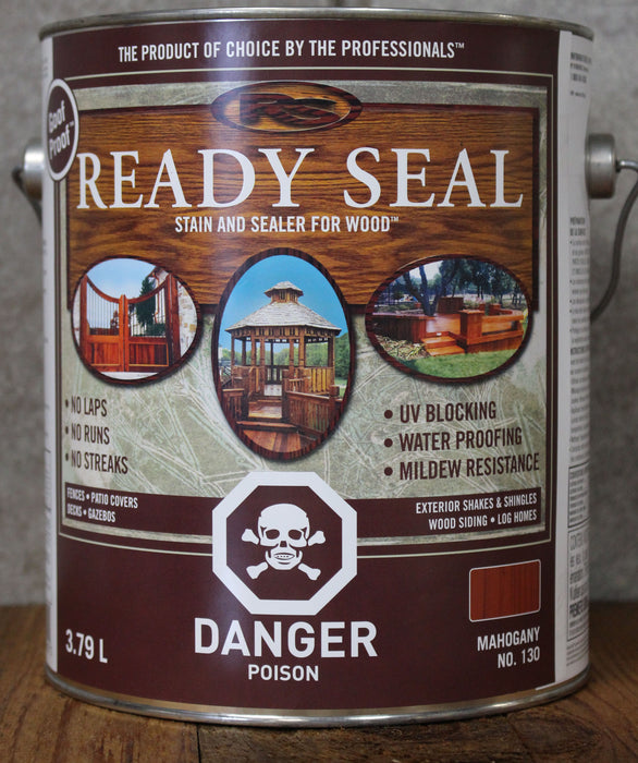 Ready Seal Exterior Wood Stain Mahogany 3.78L (130)