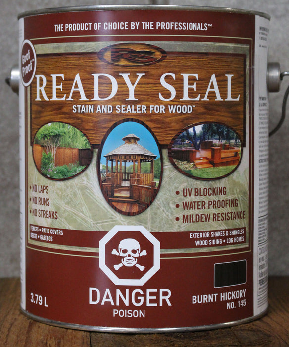 Ready Seal Exterior Wood Stain Burnt Hickory 3.78L (145)