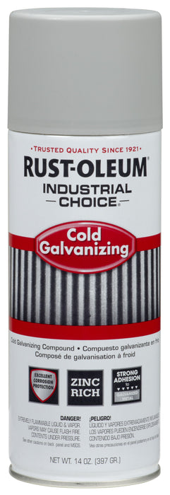 Rust-Oleum 1685830 1600 System Galvanizing Compound Spray Paint, 14-Ounce, Cold Galvanizing (Pack of 6)