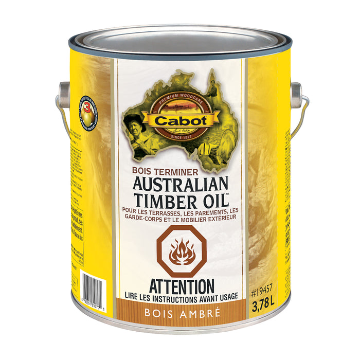 Australian tim oil low voc amber wood 3.78l
