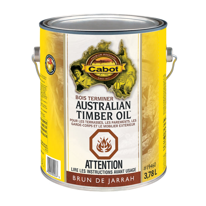 Huile australienne Cabot faible Voc Jarrah Brown 3.78L (4)