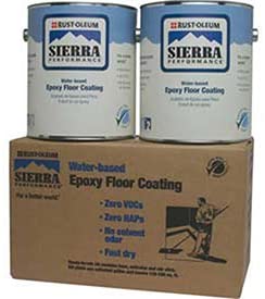 Rust-Oleum S40 System 0 Voc Water-Based Epoxy Floor Coating, Gloss Deep Base Gallon Can - Lot of 2