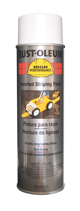 Rust-Oleum 2391838 2300 System Inverted Striping Paint Aerosol, White - Lot of 6