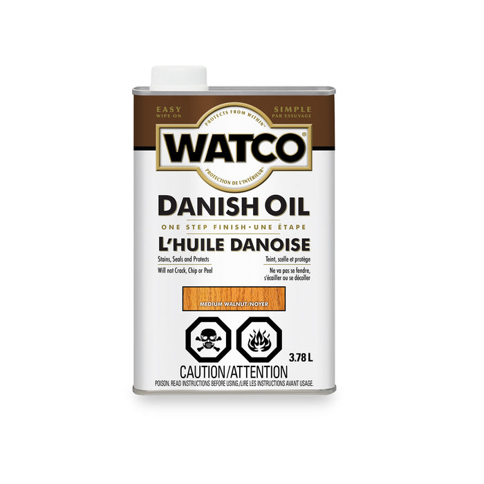 Watco Danish Oil Walnut 3.78L (273569)