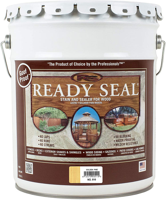 Ready Seal Exterior Wood Stain Golden Pine 18.9L (510)