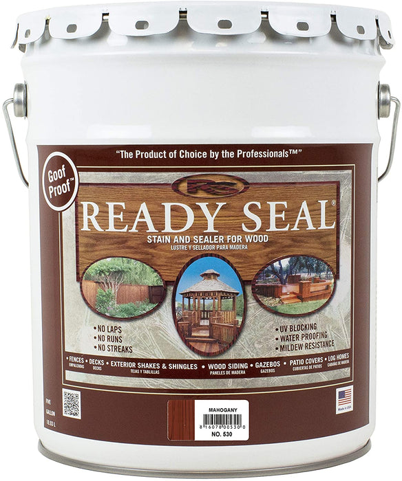 Ready Seal Exterior Wood Stain Mahogany 18.9L (530)