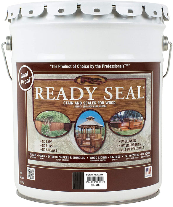 Ready Seal exterior stain Burnt Hickory 18.9L (545)