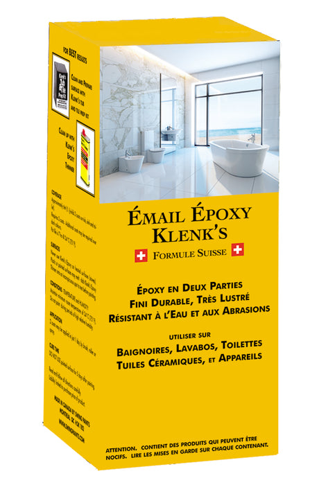 Klenk's 815201 Epoxy Enamel Paint, 1 l, 65 sq-ft/l, White
