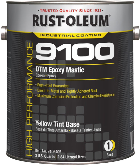 Epoxy DTM Rust-Oleum System 9100 yellow tint base 3.78L