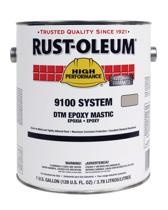 Rust-Oleum 9100 System <340voc DTM Epoxy Mastic, Marlin Blue Gallon Can - Lot of 2