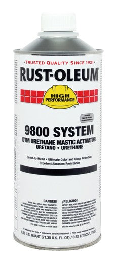 Rust-Oleum 9800 System <340 Voc Dtm Urethane Mastic Activator - Lot of 2 (620 ml)